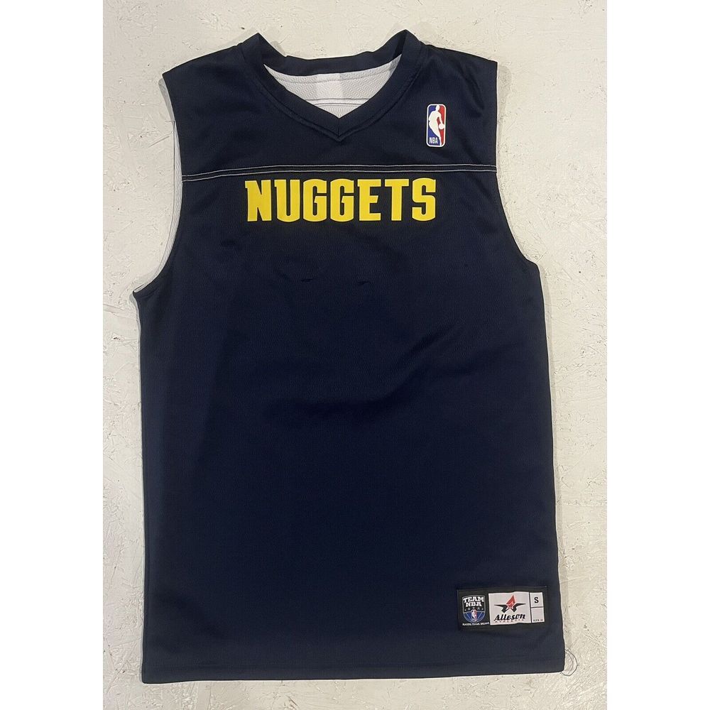 Denver Nuggets Reversible Jersey Sz S Team NBA Alleson Athletic Basketball